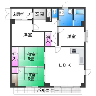 コーポエクセルⅠ【1階】の間取り