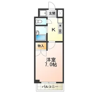コスモコート大南【2階】の間取り