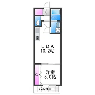 セレニティ照ヶ丘矢田A棟【3階】の間取り