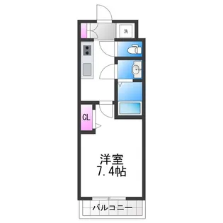 フォーリアライズ天王寺ヴァロール【10階】の間取り