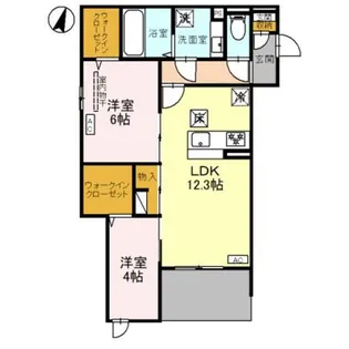 Maison EspoirⅢ【1階】の間取り