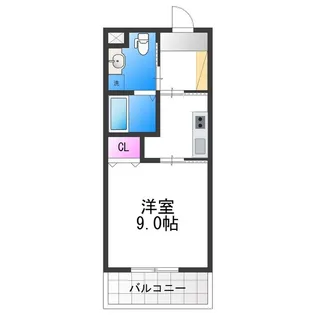 クローバー・プレミア昭和町【5階】の間取り