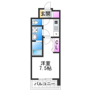 Louis Residence 天王寺町北【12階】の間取り