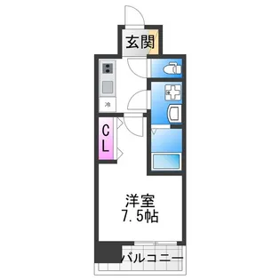 Louis Residence 天王寺町北【11階】の間取り