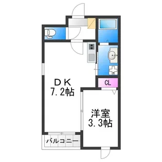 APTEX【102号室】の間取り