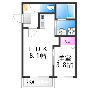APTEX【3階】の間取り