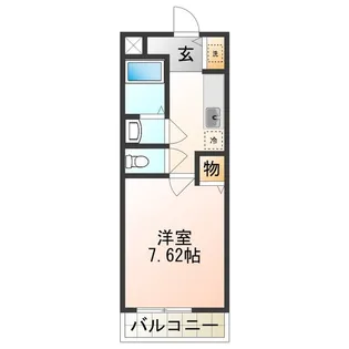 ラフィーネ聖天坂【1階】の間取り