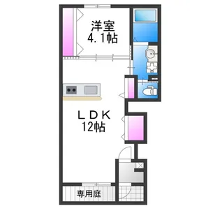 Liber( リベール)【1階】の間取り
