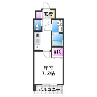 Louis Residence 天王寺町北【11階】の間取り