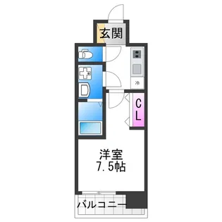 Louis Residence 天王寺町北【1204号室】の間取り