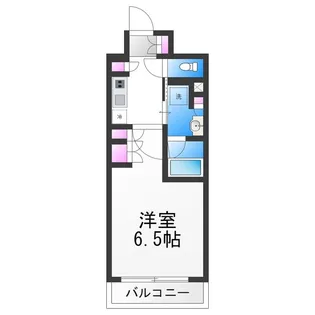 ザ・パークハビオ阿倍野昭和町【606号室】の間取り