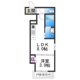 F asecia Irifi【3階】の間取り