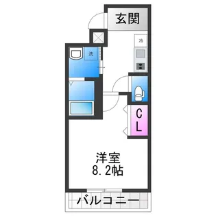 フジパレス住吉山之内Ⅲ番館【2階】の間取り
