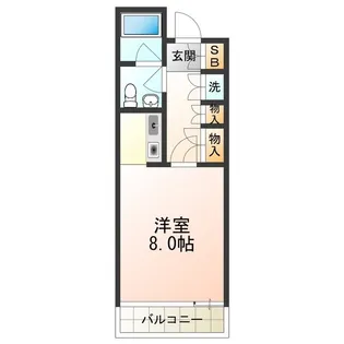 カーサマニエラ【6階】の間取り