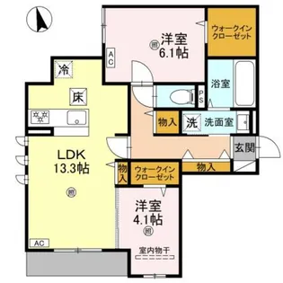 D−ROOM我孫子西【1階】の間取り