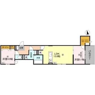 D−ROOM我孫子西【3階】の間取り