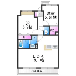 ブレスト我孫子町【3階】の間取り