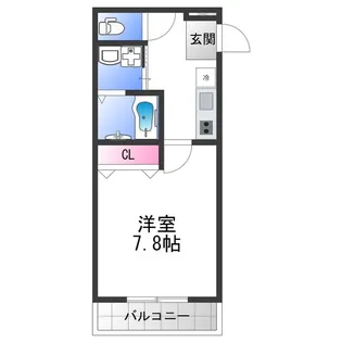 フジパレス加美駅南Ⅲ番館【1階】の間取り