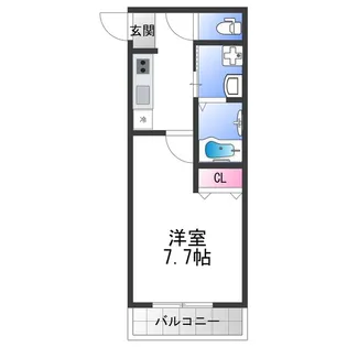 KTIレジデンス小路【1階】の間取り