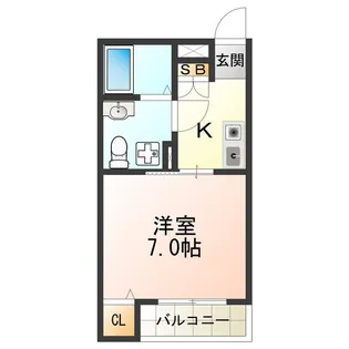 ガーディアンパレス針中野【3階】の間取り