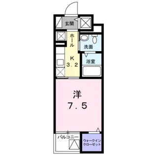 ecLore【201号室】の間取り