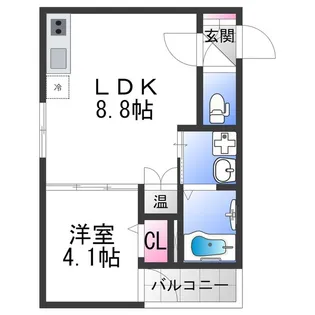 F asecia Nana【3階】の間取り