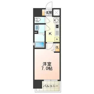 TOYOTOMI STAY PREMIUM ABENO天王寺【5階】の間取り