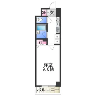 エトワール25【5階】の間取り