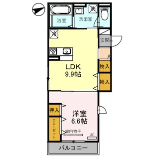 エスト・ヴィヴァーチェ【3階】の間取り