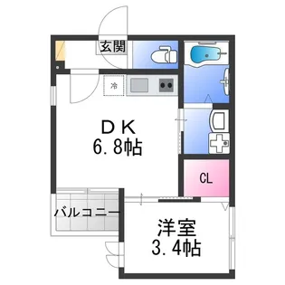 oeillet【2階】の間取り