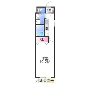 グランダム桃谷【3階】の間取り