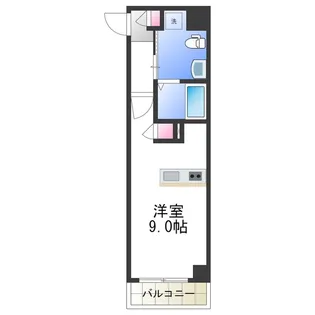 クリスタル昭和【5階】の間取り