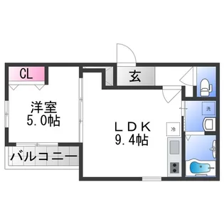 ハイツ Bluebell【2階】の間取り