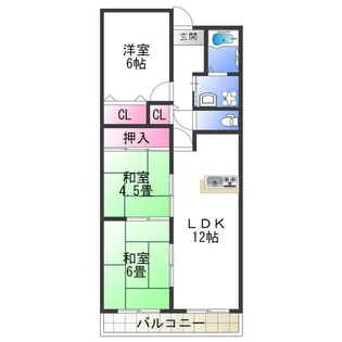 3LDKの間取り画像