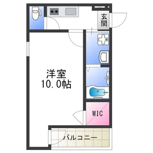フジパレス桃谷【2階】の間取り