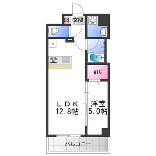 ベルンガーデン勝山北【4階】の間取り
