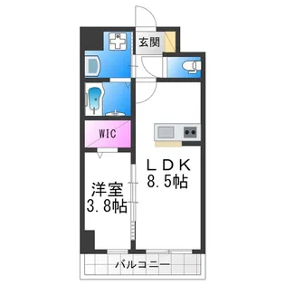 シスイル清水丘【3階】の間取り