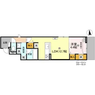 D−residence安立【1階】の間取り