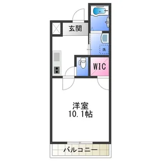 フジパレス田辺EAST【102号室】の間取り