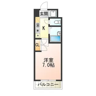 エストゥディオ・アヴァンサル【1506号室】の間取り