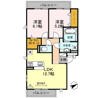 Sunveil・K【1階】の間取り