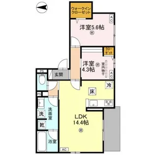 エスタブレ平野西【2階】の間取り