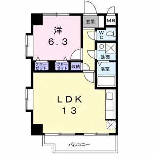 フォルトゥーナ【3階】の間取り