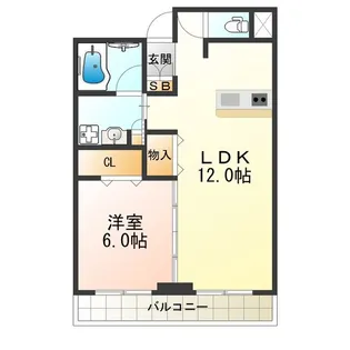 サウスパーク【5階】の間取り