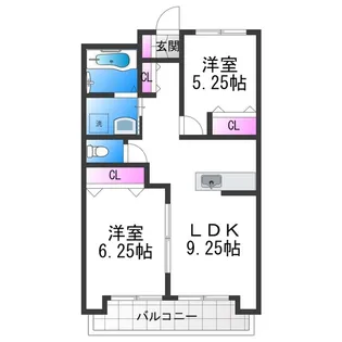 メゾングランデ【2階】の間取り