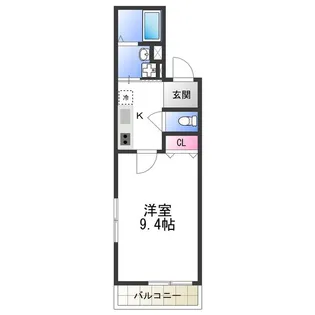 フジパレス北加賀屋Ⅰ番館【1階】の間取り