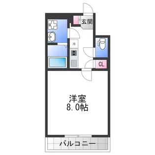 PrimaveraⅢ【201号室】の間取り