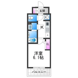 1Kの間取り画像