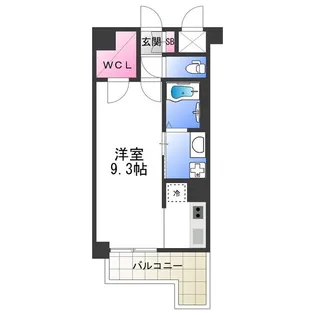 プロスペクト美章園【4階】の間取り