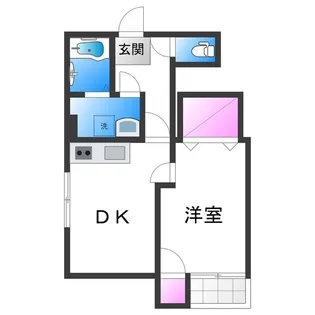 サニーハイツタカヨシ【1階】の間取り